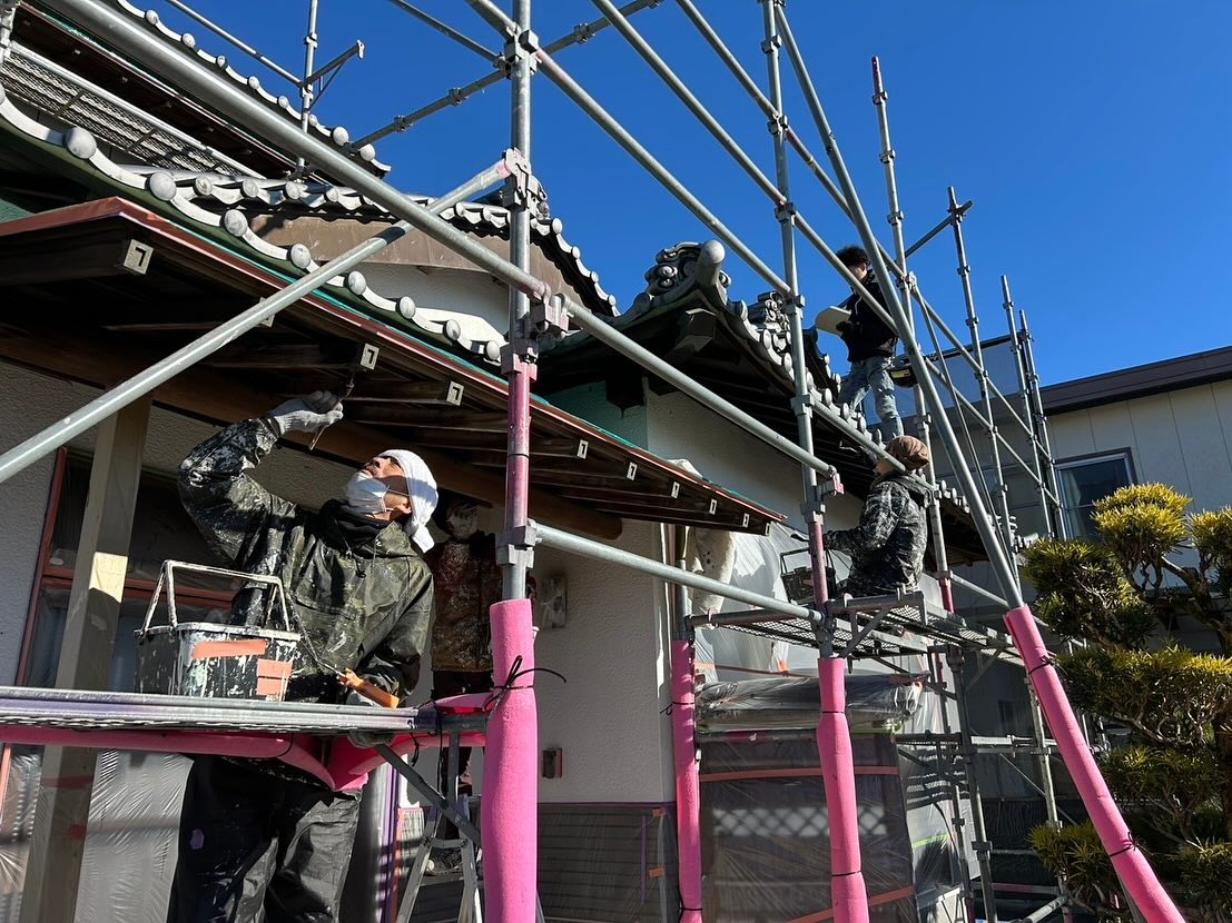 🎨✨ 純和風住宅の塗装工事を無事に完了しました！