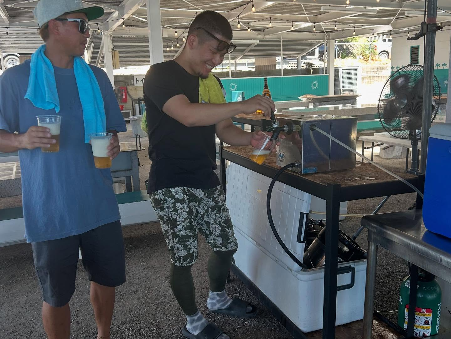 株式会社CTライズと株式会社ゆかり圧送さんとの合同BBQ慰労...