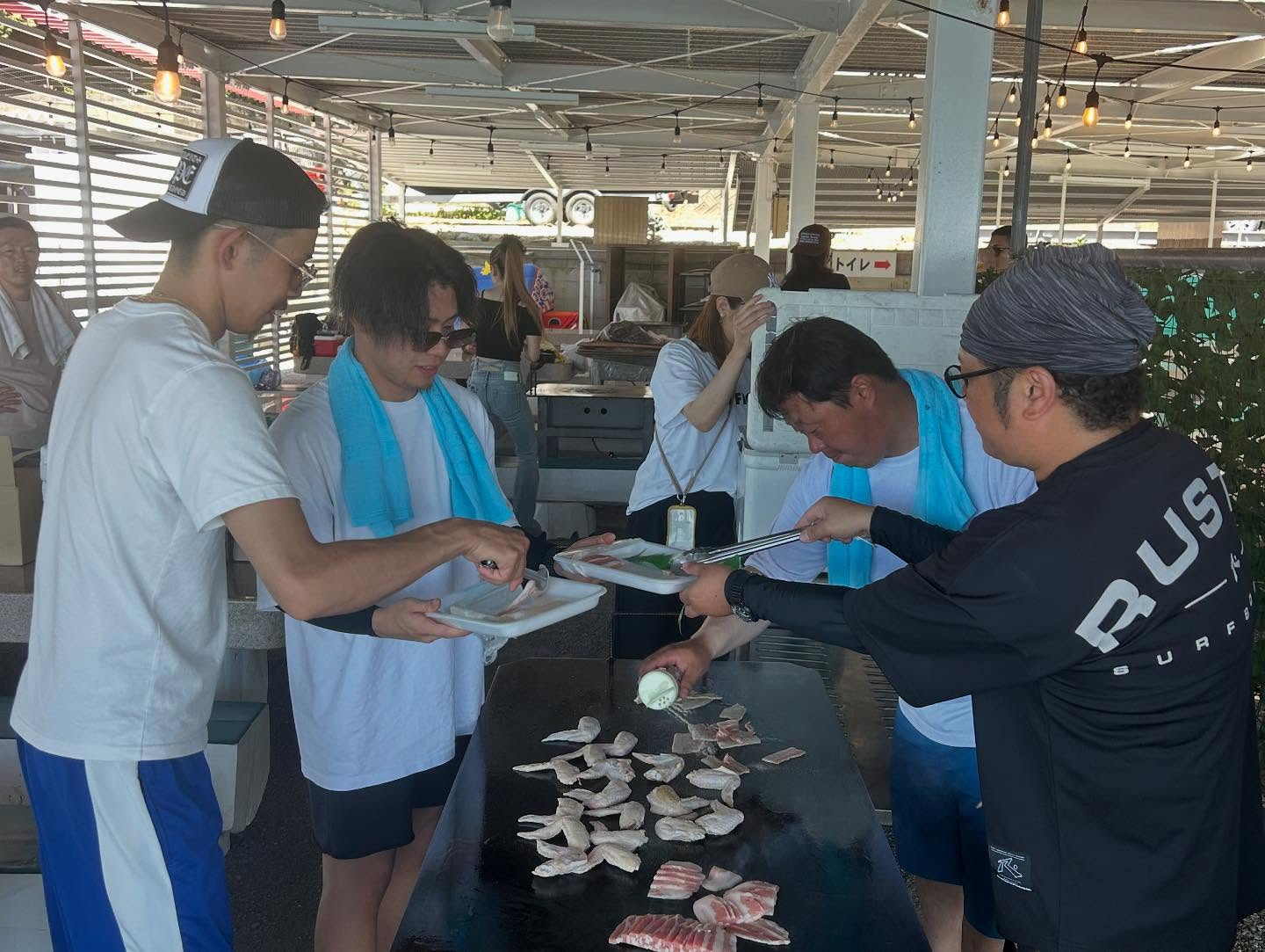 株式会社CTライズと株式会社ゆかり圧送さんとの合同BBQ慰労...