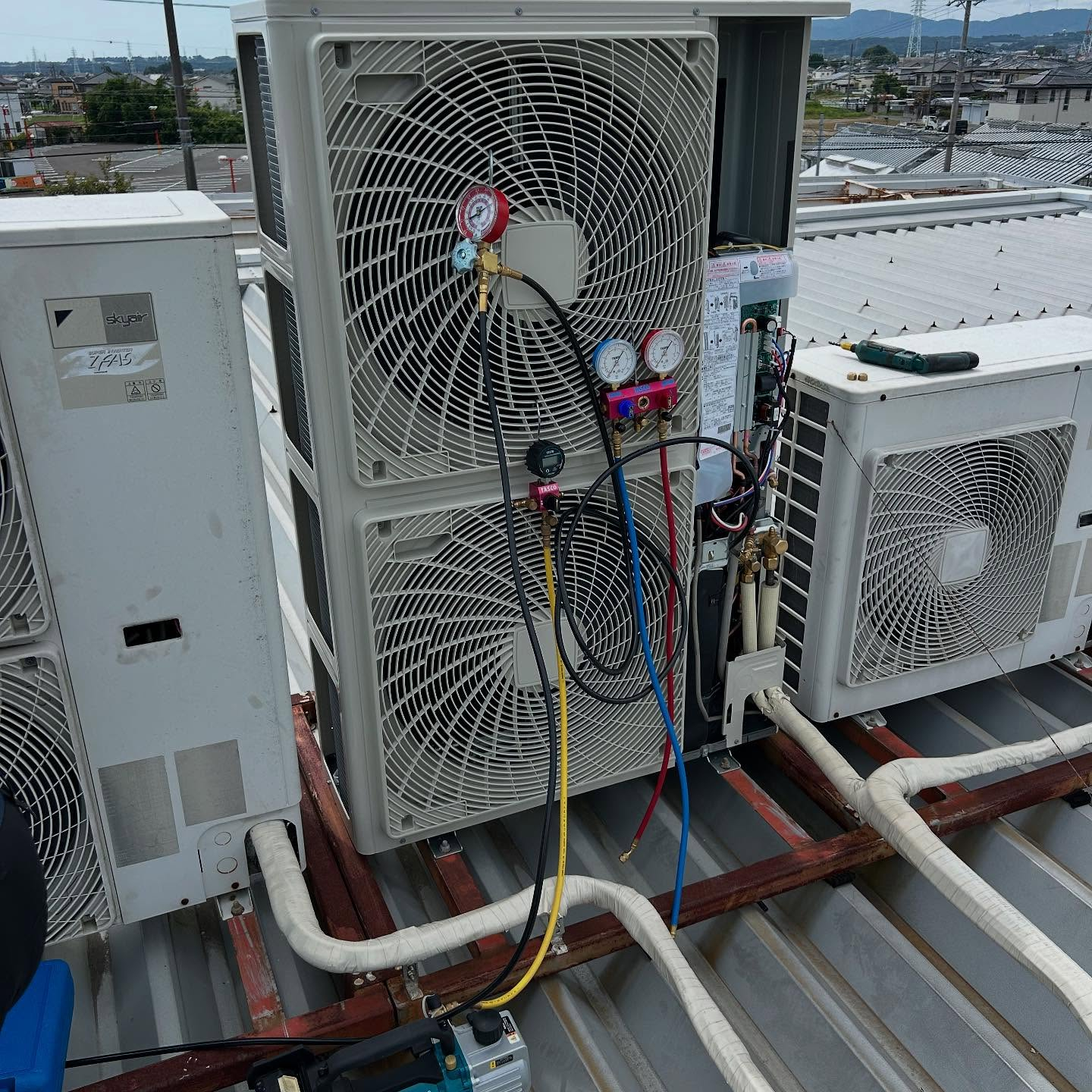 当社がお世話になっているG.S様での空調設備更新工事を行いま...