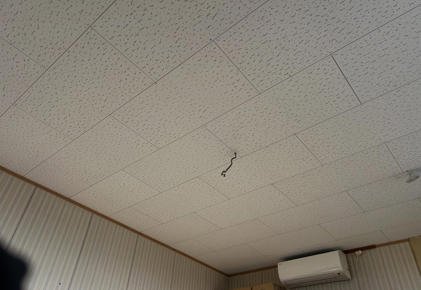 本日は法人様従業員休憩室の天井リフォーム工事です🎉